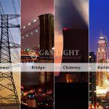Red Color, Steady Burning, Low Intensity Obstruction Light / Solar LED Obstruction Light for 45m Towers, Building thumbnail-2
