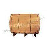 Outdoor Garden Sauna Cabins , Electric Wood 4 Person Barrel Sauna Room thumbnail-1