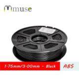 1.75mm/3mm Black ABS 3D Filament