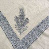 Arab Wool Embroidery Scarf / Arab Wool Acrylic Embroidery Scarf / Arab Scarf / Muslim Hijab Scarf thumbnail-5