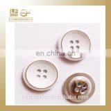 White Enameled Trimming Sewing Button