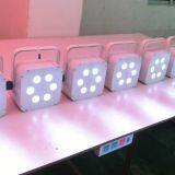 Cheap 6in1 RGBWA+UV Batery Powered Uplight,wireless up Lighting,flat Led Par,wedding Light,stage Light Dmx thumbnail-4