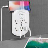 6 Outlets Surge Protector 2 USB Charging Port 5 V 2.4 A ETL Certified Wall Tap Wall Plate thumbnail-2