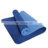 Custom Printing Non Slip TPE Black Yoga Mat thumbnail-1