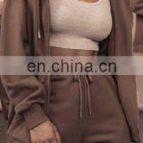 Custom Print Logo Women Men Embroidery Unisex Streetwear Crewneck Sweatshirt Oversized Zipper Hoodie thumbnail-1