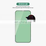 2020 9H Full Glue Tempered Glass Green Color Anti-blue Ray Screen Protector for Iphone 12 New Model