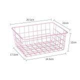 Black /White Storage Basket Display Basket Storage Metal Wire Food Storage Organizer thumbnail-4