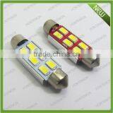 CANBUS White 42MM 5630 6SMD Festoon Dome Map Interior LED Light Bulb