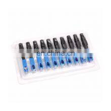 FTTH Blue Fiber Optic Fast Quick Connector SC UPC Single Mode Fiber Optical SC Fast Connector thumbnail-5