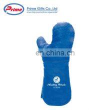 Promotional Soft Fabric Cotton Canvas Double Oven Glove Silicone thumbnail-4