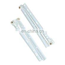 Furniture Hardware Fgv Type Coated Drawer Slide With White Nylon Wheel Cabinet Drawer Slide rail