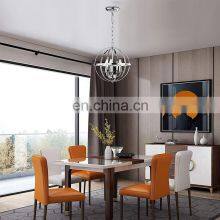 Industrial Pendant Lighting Fixture Flexible Chandelier Hanging Rustic 5 Light Flush Mount Ceiling Pendant Lamp thumbnail-3
