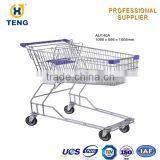 Coin Lock Shopping Carts 4-castor Shopping Cart thumbnail-3