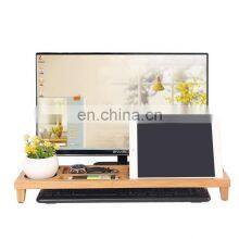 Customized Multifunction Office Bamboo-products Bamboo Desk Organizer Storage Accessories thumbnail-3