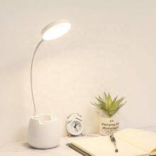 Desk Lamp for Home Office Dorm LED Desk Light With Pen Holder Eye-Caring Table Lamp USB Night Light for Students Dorm thumbnail-3