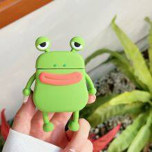 Cute Frog Design Case for Airpods 1/2 Pro Max Apple Earphone Case Silicone Wireless Protective Case thumbnail-4