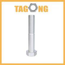 Carbon Steel Grade 12.9 Hexagon Head Bolt with Half Thread Dacro Finish Anchor Bolt for Wind Power Generation DIN931 ISO4014