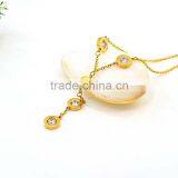 Fashion Jewelry 2016 Gift Models Of Gold Chains Tassle Necklace thumbnail-3