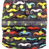 Washable Baby Diaper AIO Diapers With Bamboo Charcoal Innber thumbnail-2