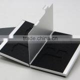 Leather Aluminum EVA Memory Card Carrying Case for 4x SD Card and 4x TF Card thumbnail-6