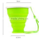 2015 Foldable Silicone Cup, Drinking Water Bottle, Silicon Cup thumbnail-5