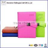 Top Grade Unique Design Leather 2 Year Planner 2016/2017 With Card Slots