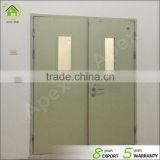 UL rated Galvanized steel powder coated fireproof door with/without window