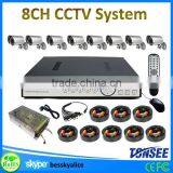 Cctv Surveillance Dvr System Security Camera 8 Channel,CMOS/Sony Chip Dome Home Use Cctv Camera System thumbnail-6