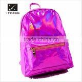 Fashion Laser Glossy PU Leather Backpack