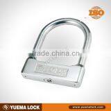 Scooter Lock, Double Locking Mechanism, Anti Cutting Hardened Shackle, Spinning Cylinder