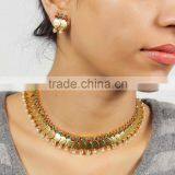 Indian Stunning Ginni Temple Design Necklace Sets thumbnail-5