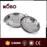 Cake Plate With Handles,stainless Steel Snacks Serving Tray thumbnail-4