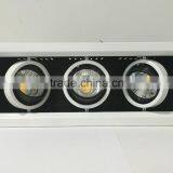 3x5W Square recessed grille light ceiling light office light