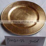 Gold Charger Plate,christmas Charger Plate thumbnail-1