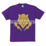Hotfix Iron on Glitter Tiger Motif Custom Design Men Multicolor Cotton Tshirt thumbnail-4