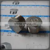 1" Stainless Steel Hexagon Plug thumbnail-2