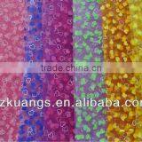 Organza,rainbow Printed Organza Fabric for Dress and Decoration