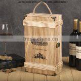 Pine wood wine boxes with eco feature