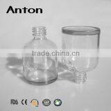 200ml 6oz Clear Aroma Reed Diffuser Glass Bottle With Stopper and Screw Cap thumbnail-3