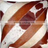 Printed Cushion Cover In Leather CC-39 thumbnail-1
