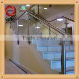 Glass and Steel Staircase Wrought Iron Railings thumbnail-1