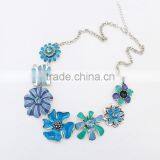 Women Jewelry Wholesale Beautiful Colorful Hawaii Flower Necklace thumbnail-2