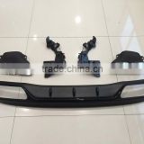 Hot Sale!! C63 W205 Rear diffuser with exhaust tail pipe (FOR EXCLUSIVE)
