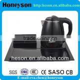 Hotel Guest Amenity Electric Plastic Tea Kettle With Welcome Tray Set for Guest Room thumbnail-1