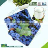 Promotional Advertising Full Color Printing Anti-slide Custom Logo Square Glass Table Rubber Pad Quality Choice thumbnail-5