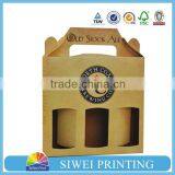 Custom Design Logo Printed Wine Box, Flat Packaged Paper Box thumbnail-2