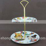 Porcelain Home Cake Stand,China Pocerlain Dinner Plate,cholocalate Cake Plate thumbnail-2