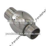 Stainless Steel Magnetic Clasps, Platinum Color(MC086)