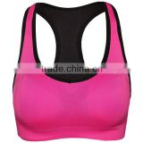 Sexy Seamless Workout Gym Fitness Compression Fashionable Designer Sports Bra for Women