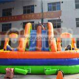 2016 New Design Inflatable Obstacle Course With Slide Equipment for Children and Adult for Sale